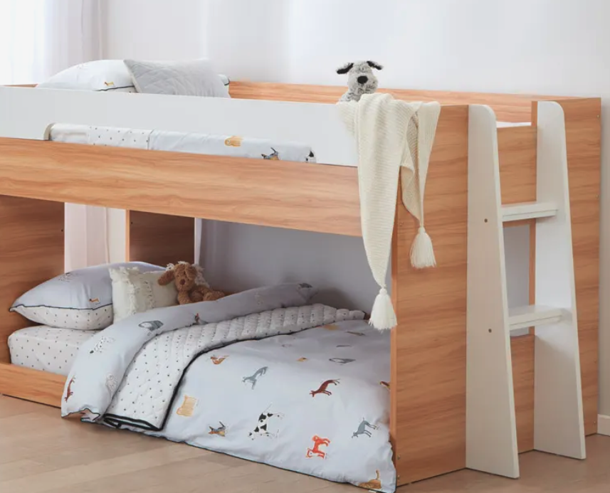 Bunk bed low to ground